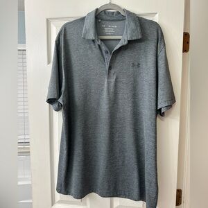 Under Armour Men's Gray Playoff Polo
